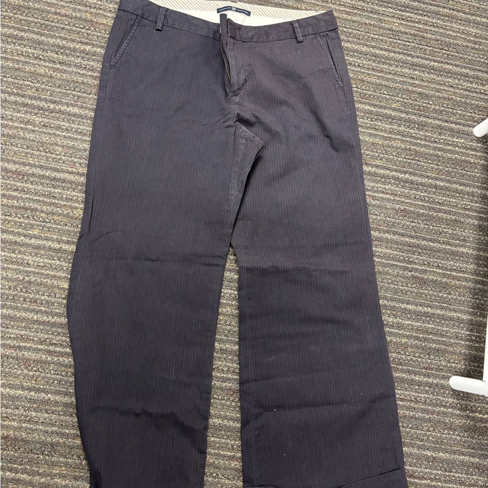 GAP Women's Dark Gray Wide Leg Pants